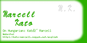 marcell kato business card